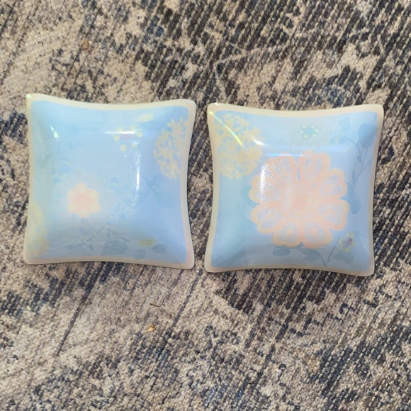 🔥Prima Design Glass Square Floral Bowls🔥 - Picture 2 of 5